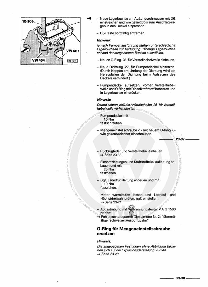 Examplepage for repair manual 3 Diesel-Einspritz- und Vorglühanlage CP,DV,DW,ACL,ACT,1G,1S