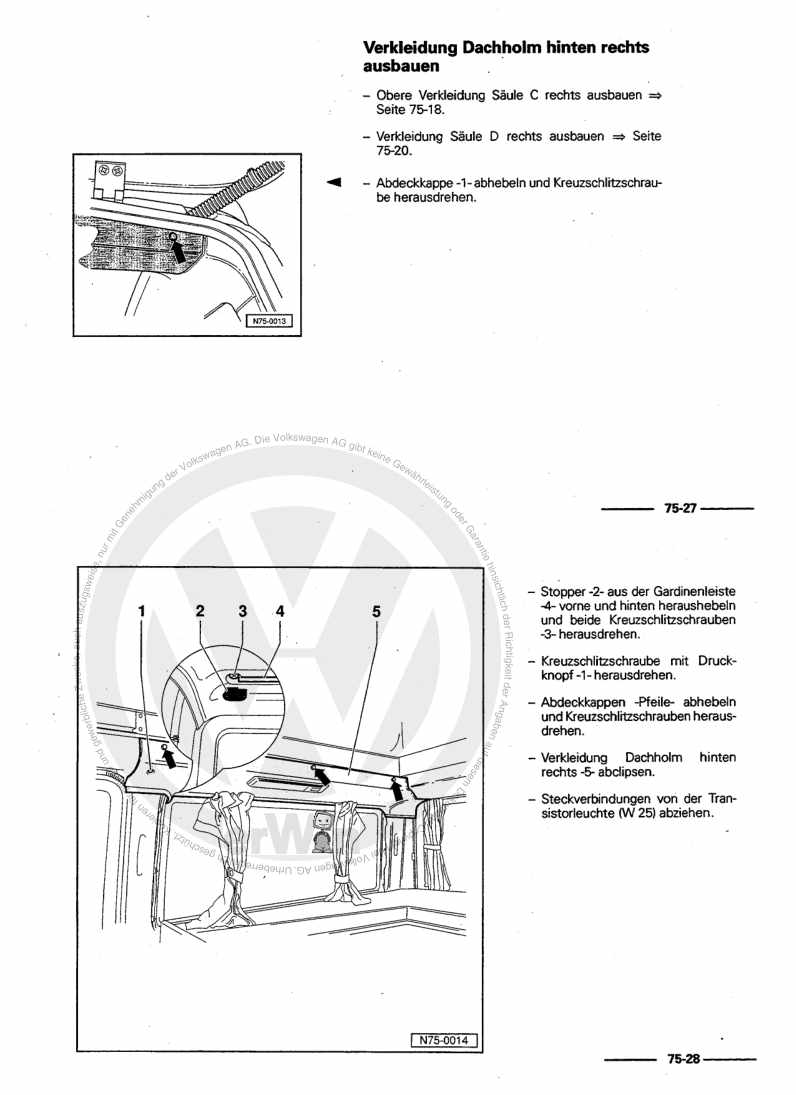 Beispielseite für Reparaturanleitung 2 Karosserie-Montagearbeiten, California Club