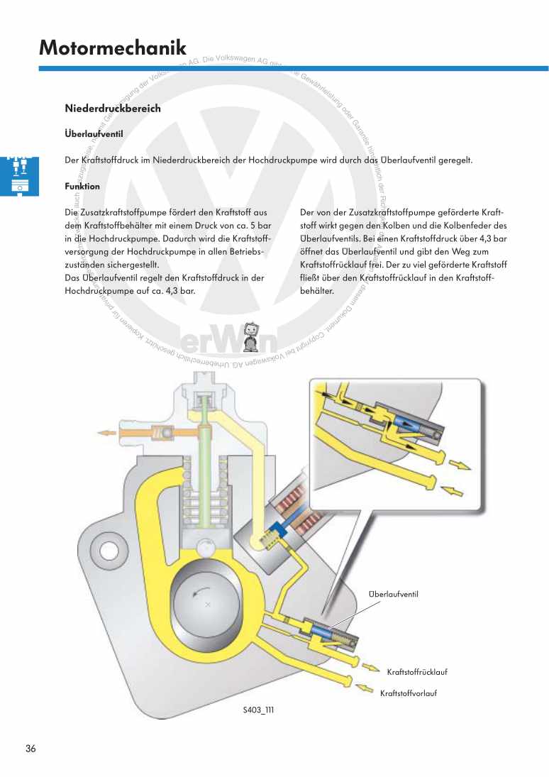 Examplepage for repair manual 2 Nr. 403: Der 2,0l-TDI-Motor mit Common-Rail-Einspritzsystem
