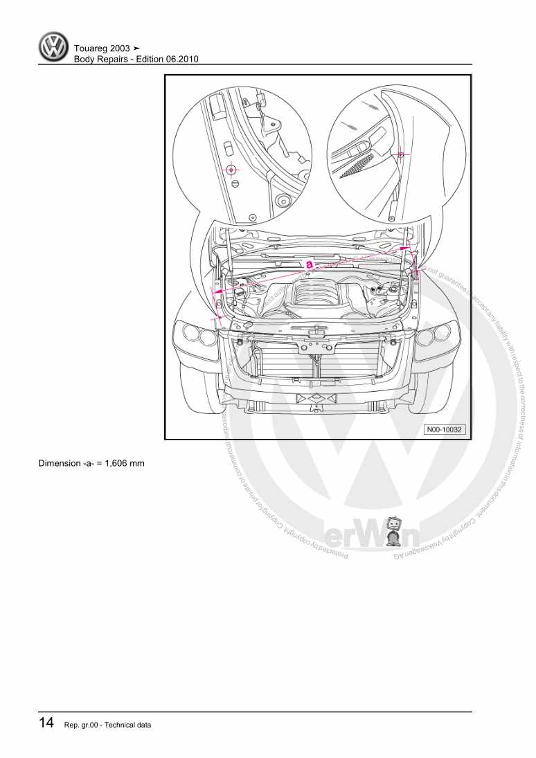 Beispielseite für Reparaturanleitung 3 Body Repairs