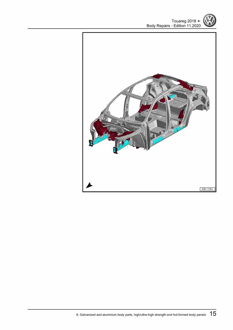 Examplepage for repair manual 3 Body Repairs