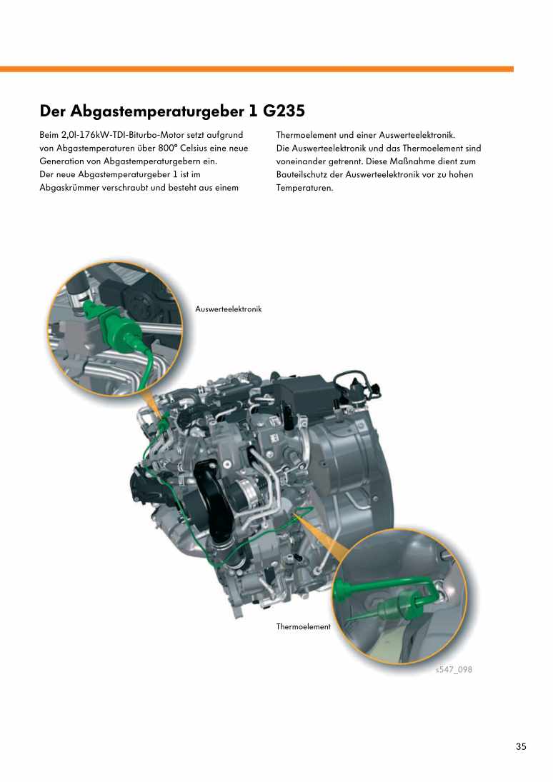 Beispielseite für Reparaturanleitung 3 Nr. 547: Der 2,0l-176kW-TDI-Biturbo-Motor der Dieselmotoren-Baureihe EA288