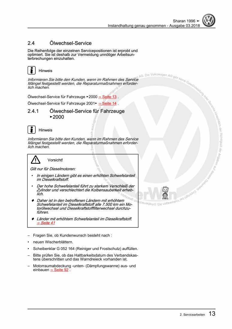 Beispielseite für Reparaturanleitung 2 Instandhaltung genau genommen