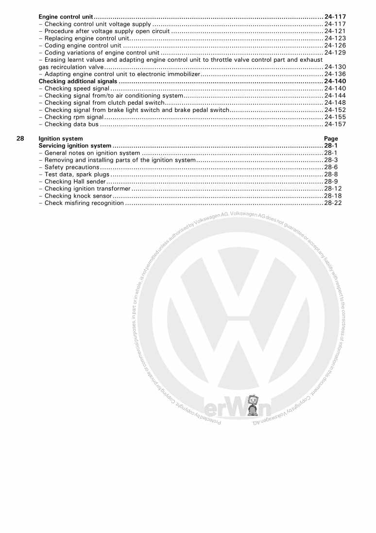 Beispielseite für Reparaturanleitung 3 Motronic injection and ignition system (4 valve), roller rocker finger, APE