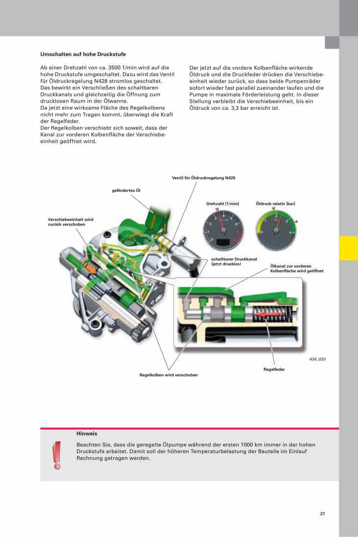 Examplepage for repair manual Nr. 436: Änderungen am 4-Zylinder-TFSI-Motor