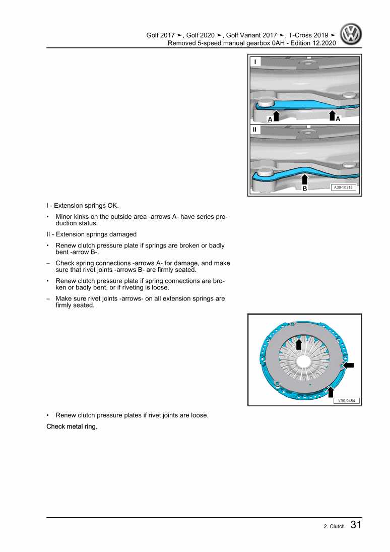Examplepage for repair manual 3 Removed 5-speed manual gearbox 0AH