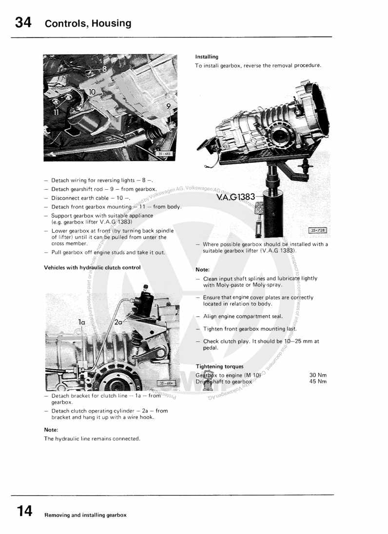 Examplepage for repair manual 3 4-speed manual gearbox 091