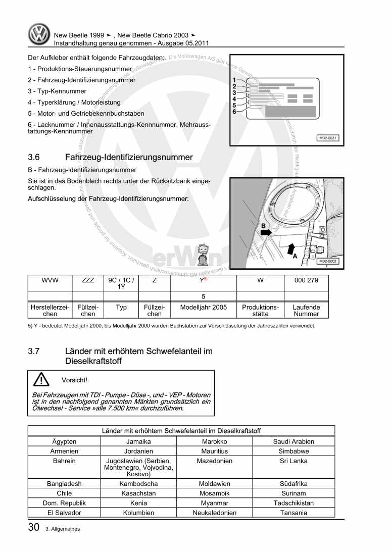 Examplepage for repair manual 2 Instandhaltung genau genommen