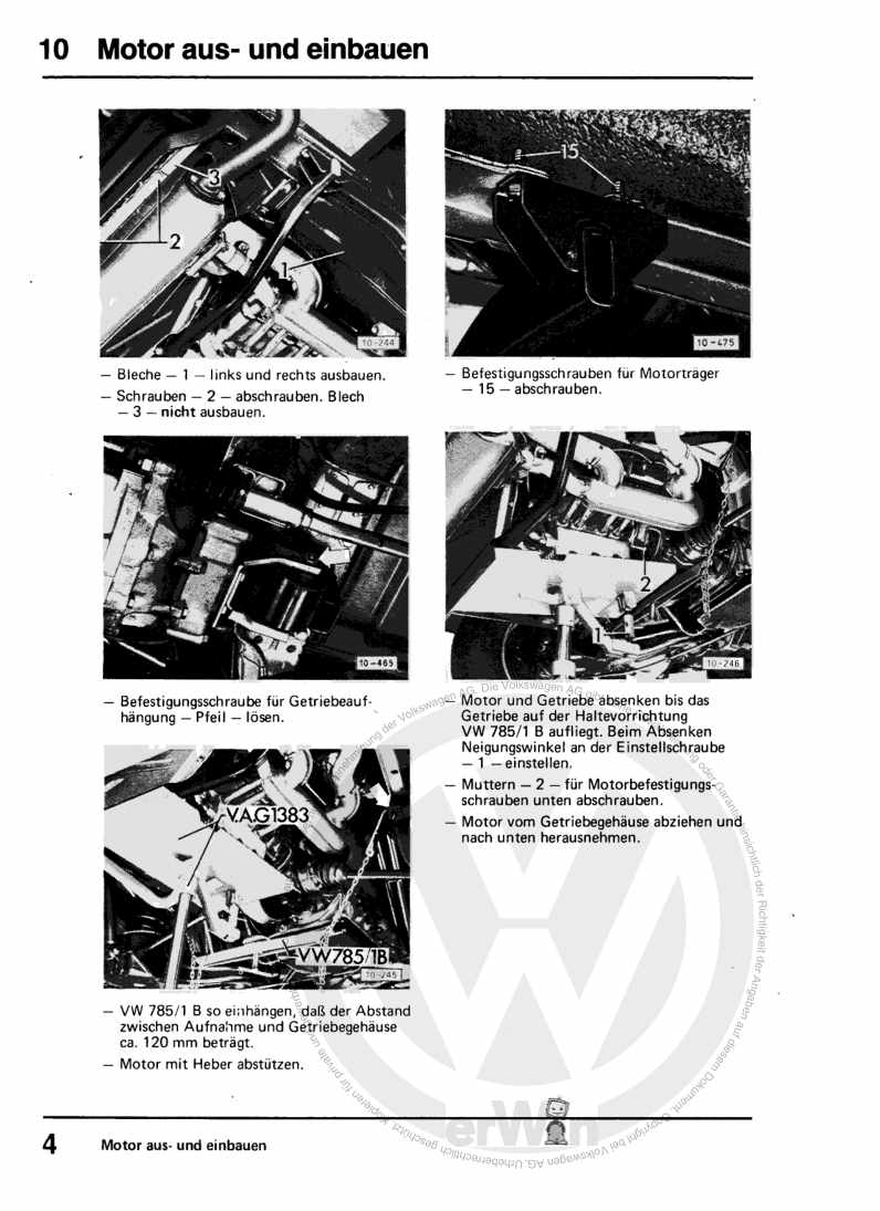 Examplepage for repair manual 1,9-l-Einspritzmotor (Digijet) DH,GW