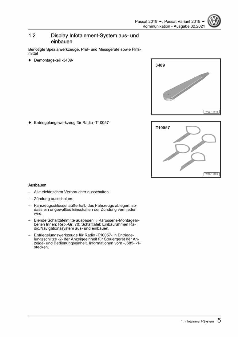 Beispielseite für Reparaturanleitung 2 Kommunikation