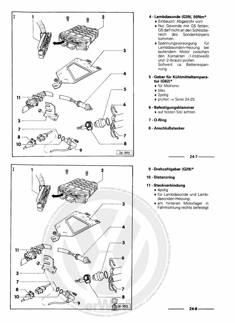 Examplepage for repair manual 2 Motronic Einspritz- und Zündanlage ABV