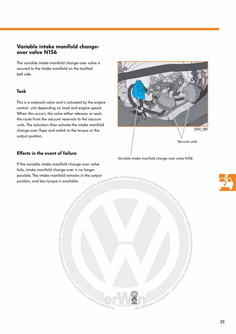 Examplepage for repair manual 2 Nr. 341: The 4.2l V8 5V engine