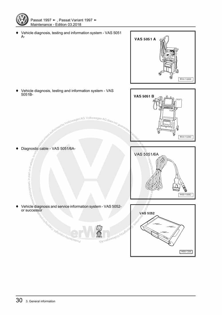 Examplepage for repair manual Maintenance