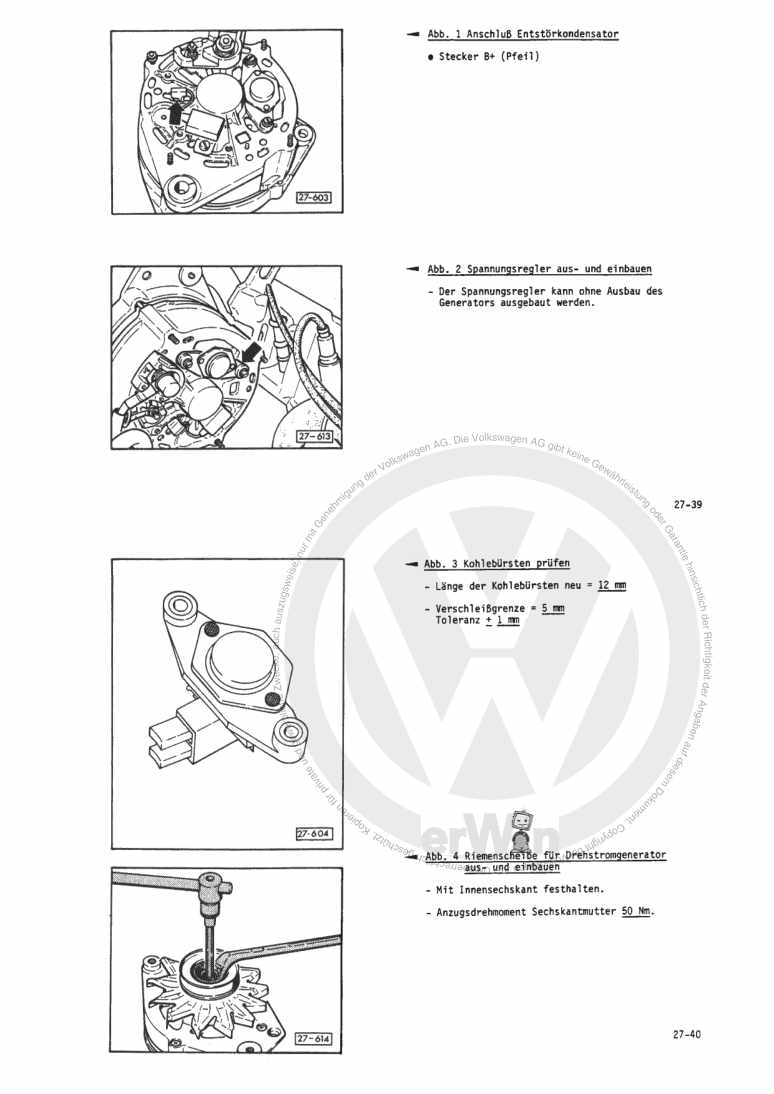 Examplepage for repair manual 2 Elektrische Anlage