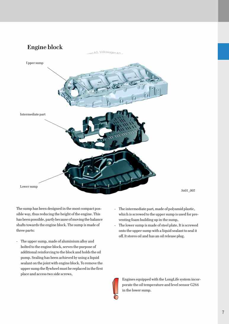 Examplepage for repair manual 3 Nr. 401: 1.8 l TFSI 16v 118kW engine