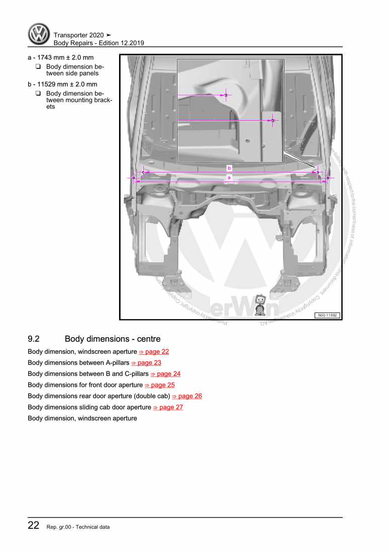 Beispielseite für Reparaturanleitung 3 Body Repairs