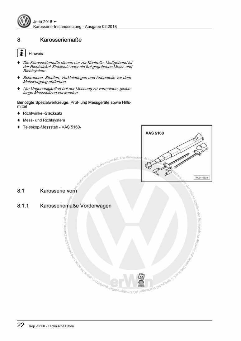 Beispielseite für Reparaturanleitung 3 Karosserie-Instandsetzung