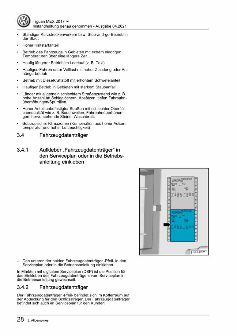 Examplepage for repair manual 2 Instandhaltung genau genommen