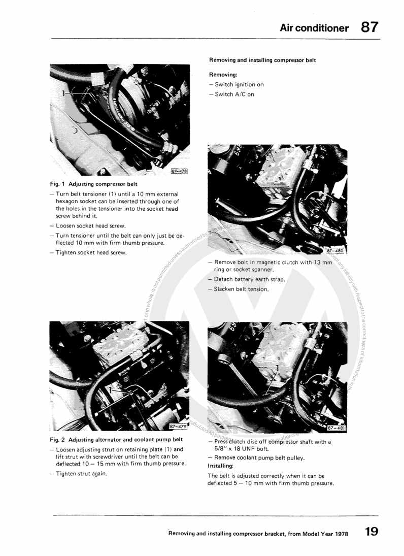 Examplepage for repair manual 2 Heating, Air conditioner