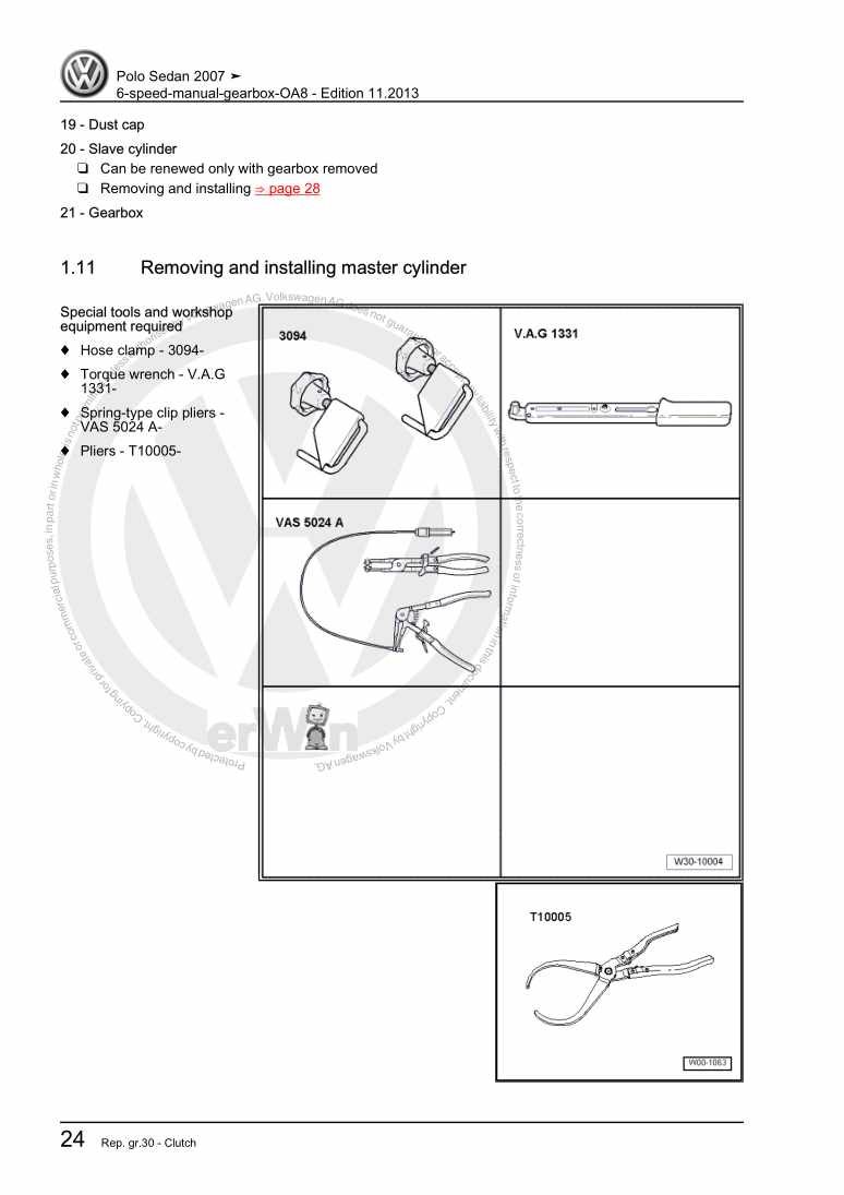Examplepage for repair manual 2 6-speed-manual-gearbox-OA8