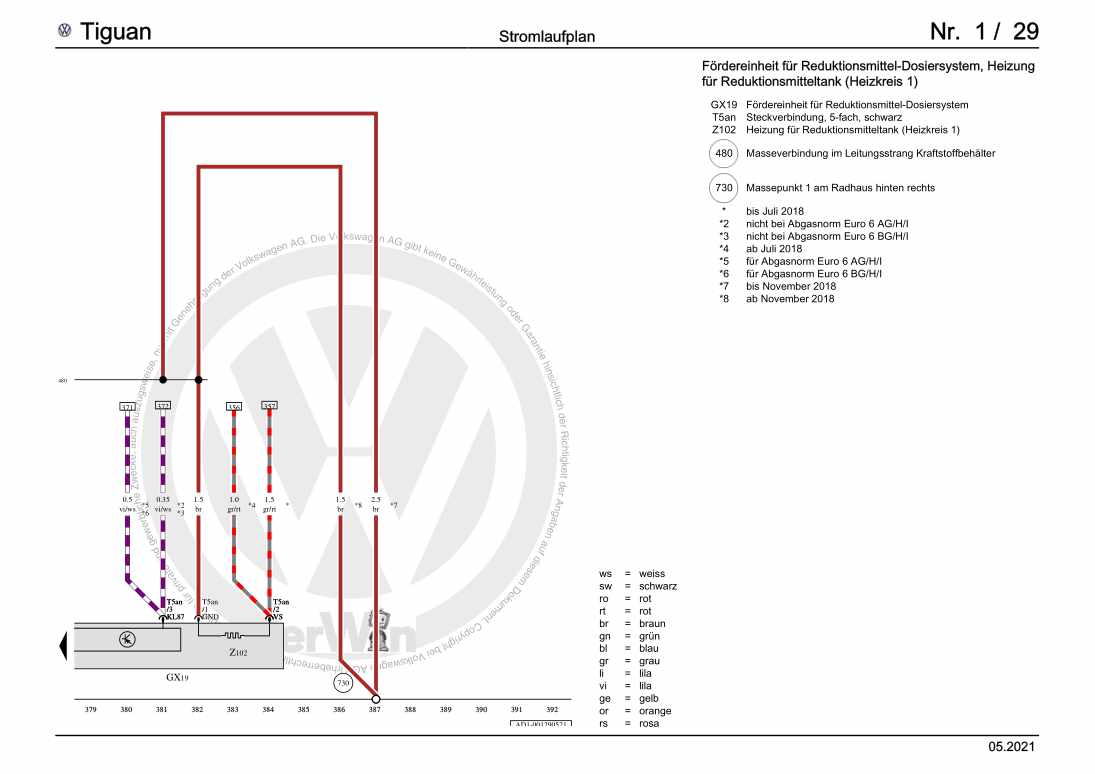 Beispielseite für Reparaturanleitung 3 2,0-l-Dieselmotor, DFHA, ab Januar 2016
