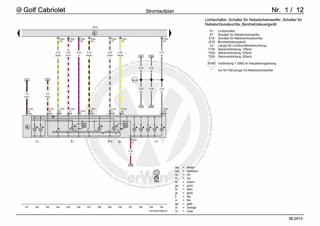 Examplepage for repair manual 2 Grundausstattung, ab Mai 2011