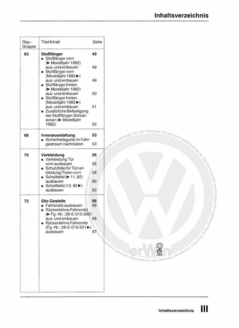 Beispielseite für Reparaturanleitung 2 Karosserie-Montagearbeiten