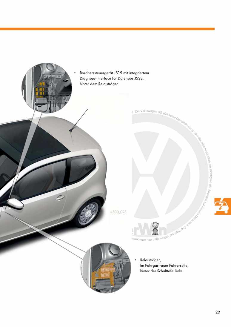 Examplepage for repair manual Nr. 500: Der up!