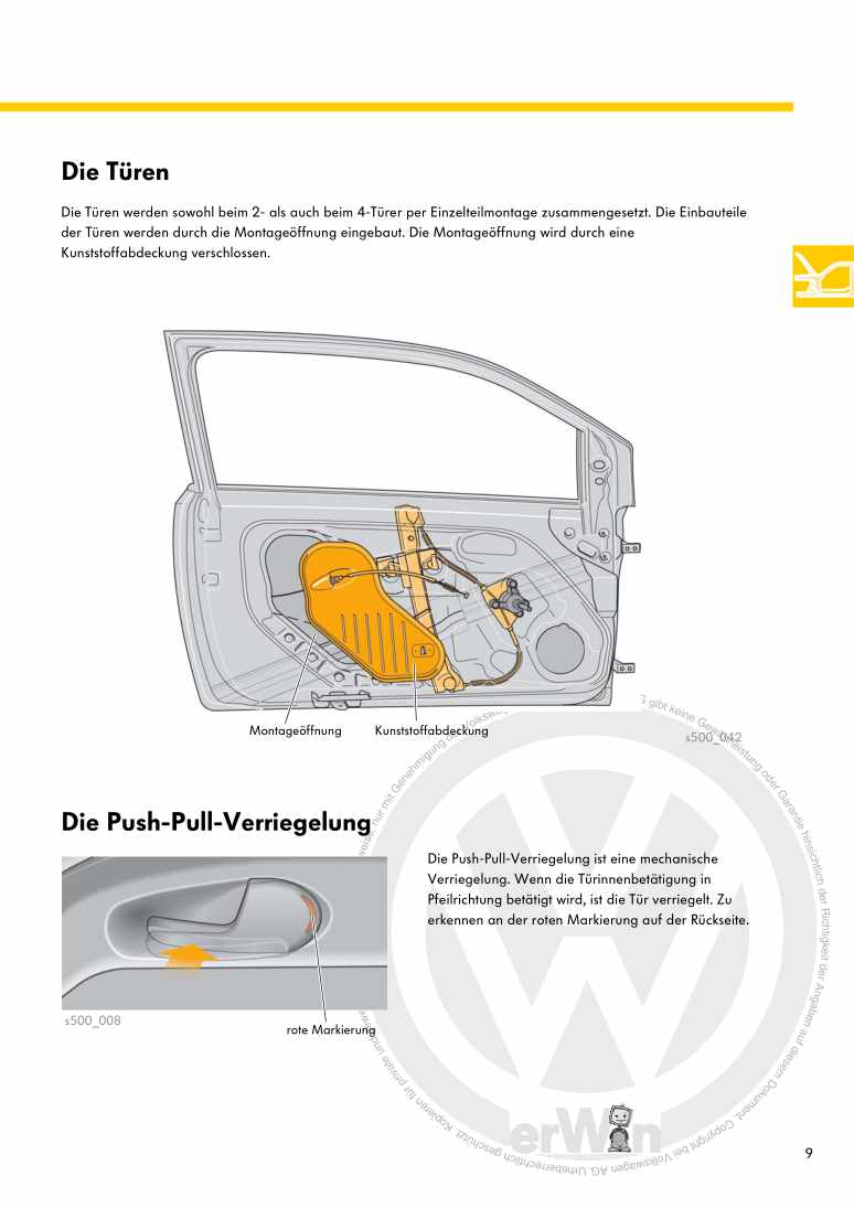 Examplepage for repair manual 2 Nr. 500: Der up!