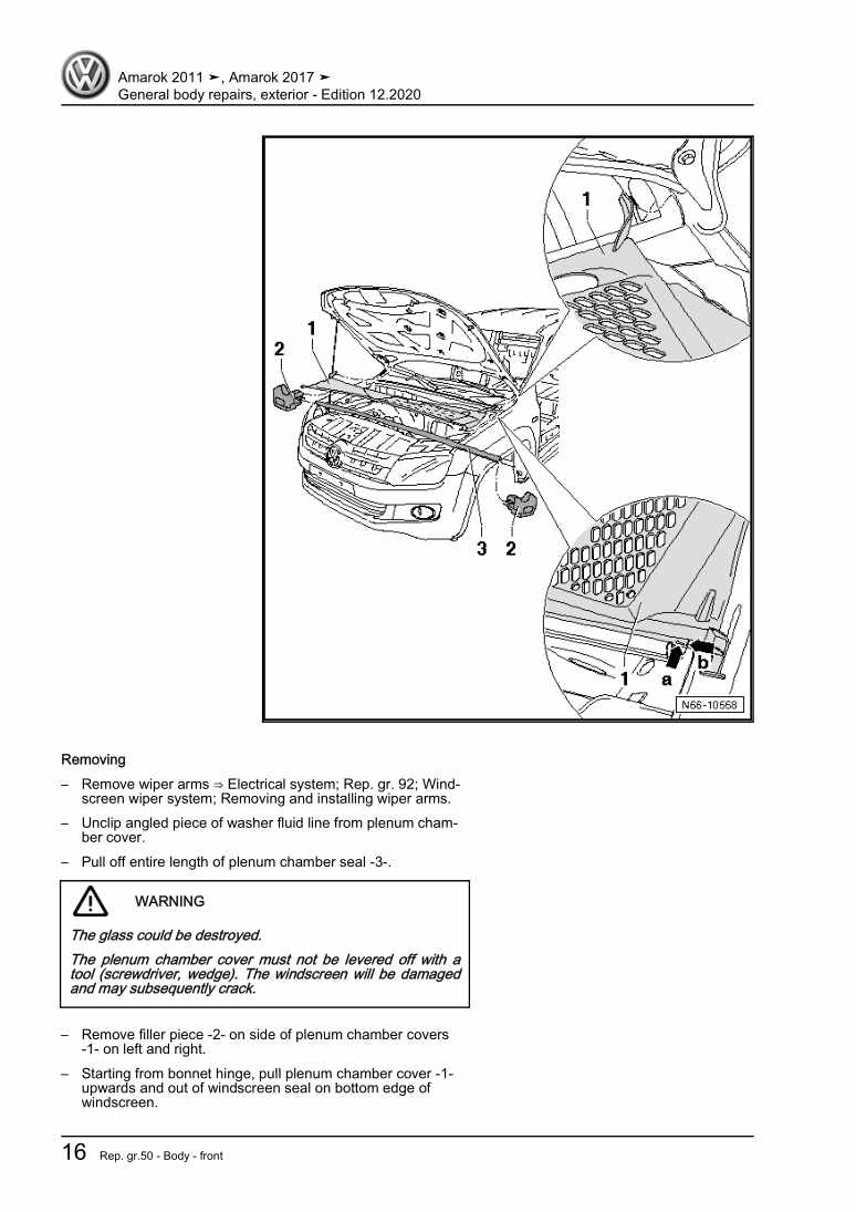 Examplepage for repair manual General body repairs, exterior