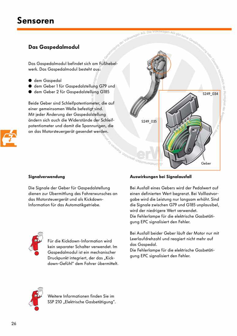 Beispielseite für Reparaturanleitung Nr. 249: Das Motormanagement des W8-Motors im Passat